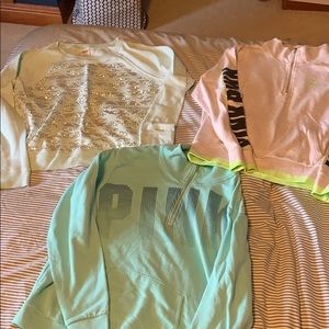 3 L Pink sweatshirts